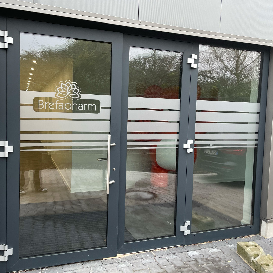 Brefapharm Borken Glasdekor