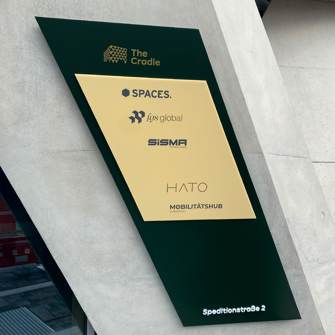 The Cradle Düsseldorf Leitsystem